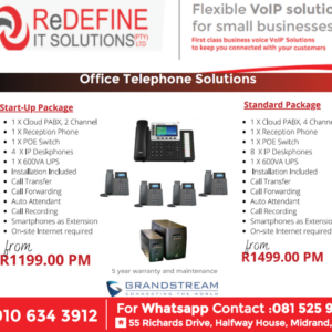 VoIP Telephone Solutions - Startup Package over 60 months