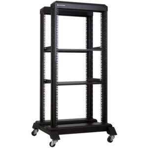 Linkbasic 22U 600 Deep Open Rack & 2 Shelves