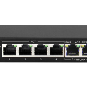 Scoop 6 Port Gigabit 4 AI PoE 60W Switch