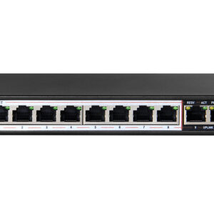 Scoop 10 Port Gigabit 8 AI PoE 96W Switch